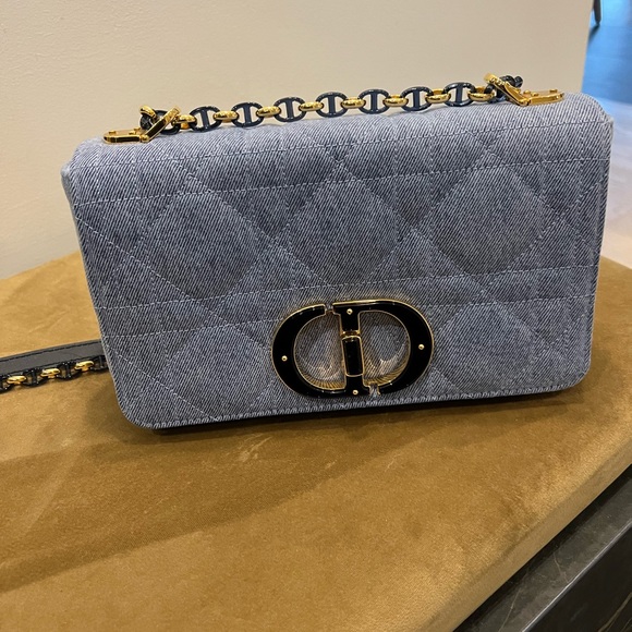 Med Dior caro bag - Like New. dust bag. Purch at bergdorf Goodman in June. - Picture 4 of 4